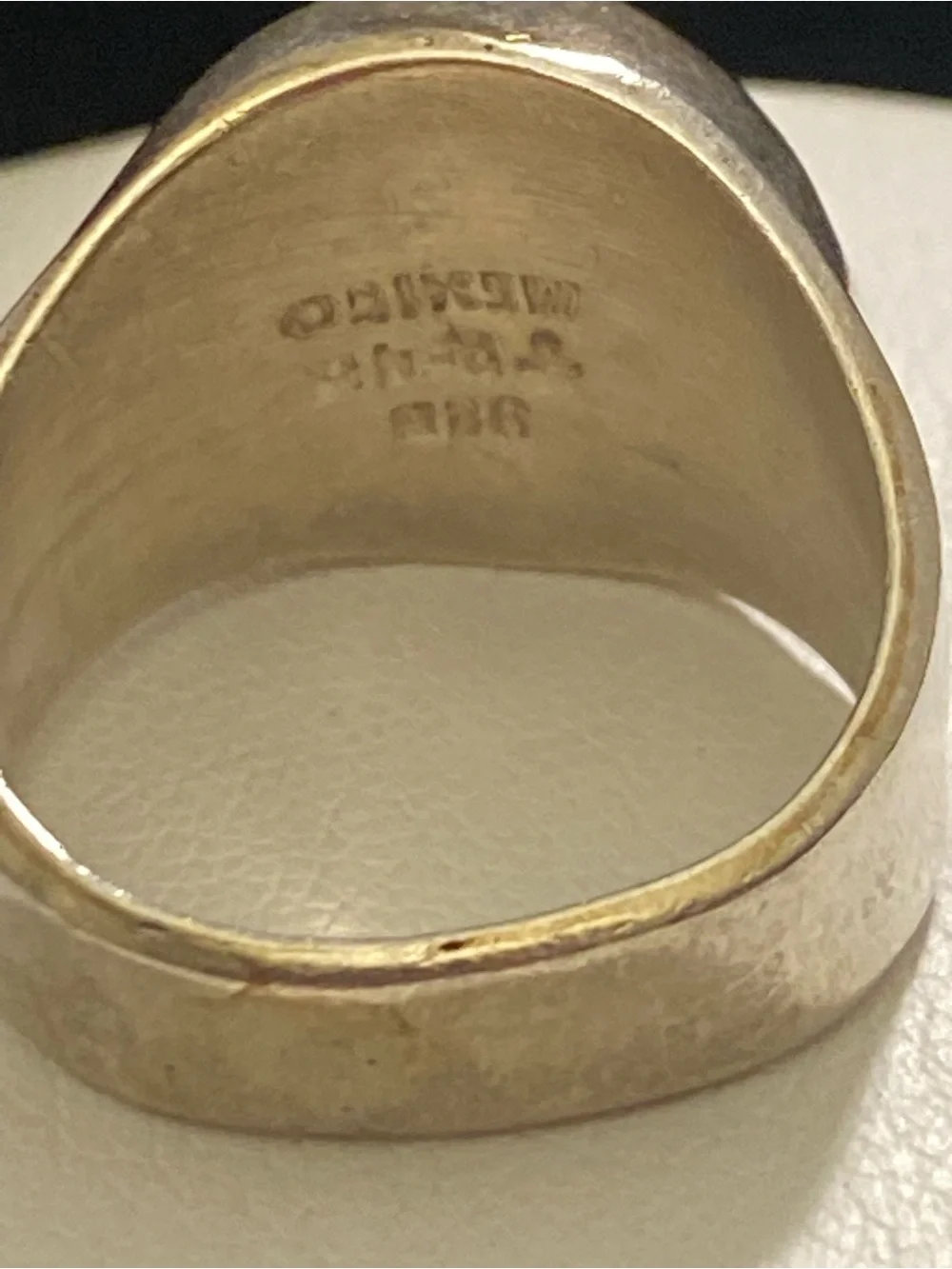 Vintage Sterling Silver Taxco Mexico TR-46 Modernist Sculptural Ring Band